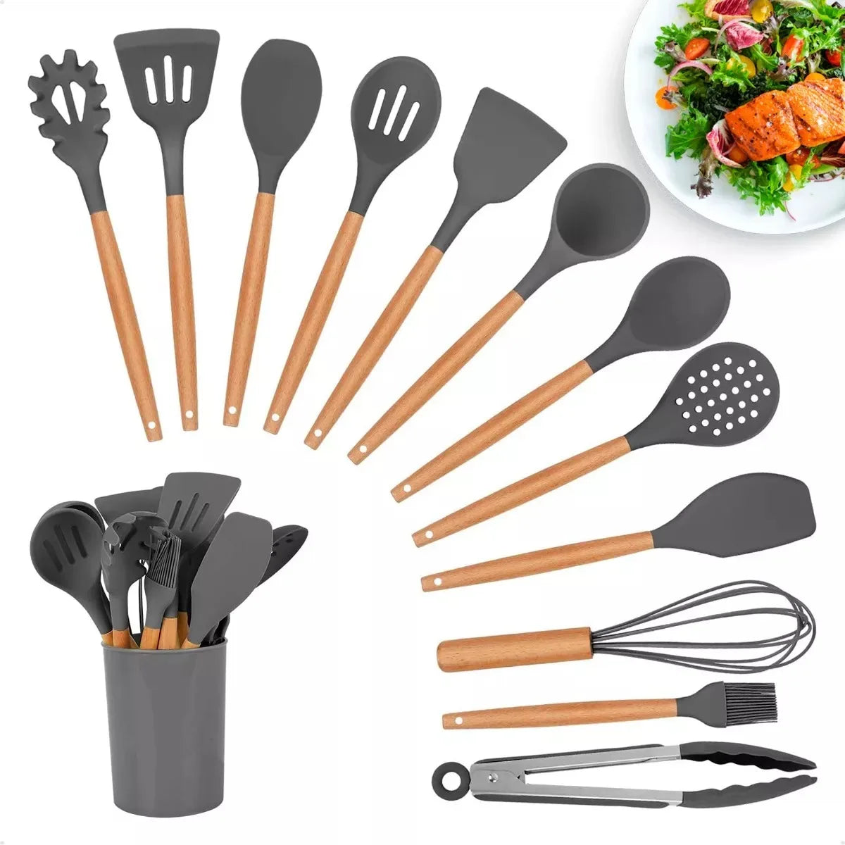 Kit Utensílios de Cozinha 12pcs - Cozinha