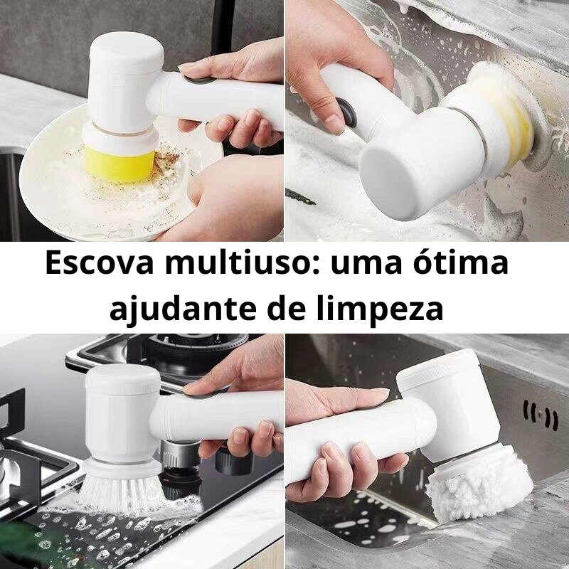 Escova de Limpeza 5 em 1 - Cozinha