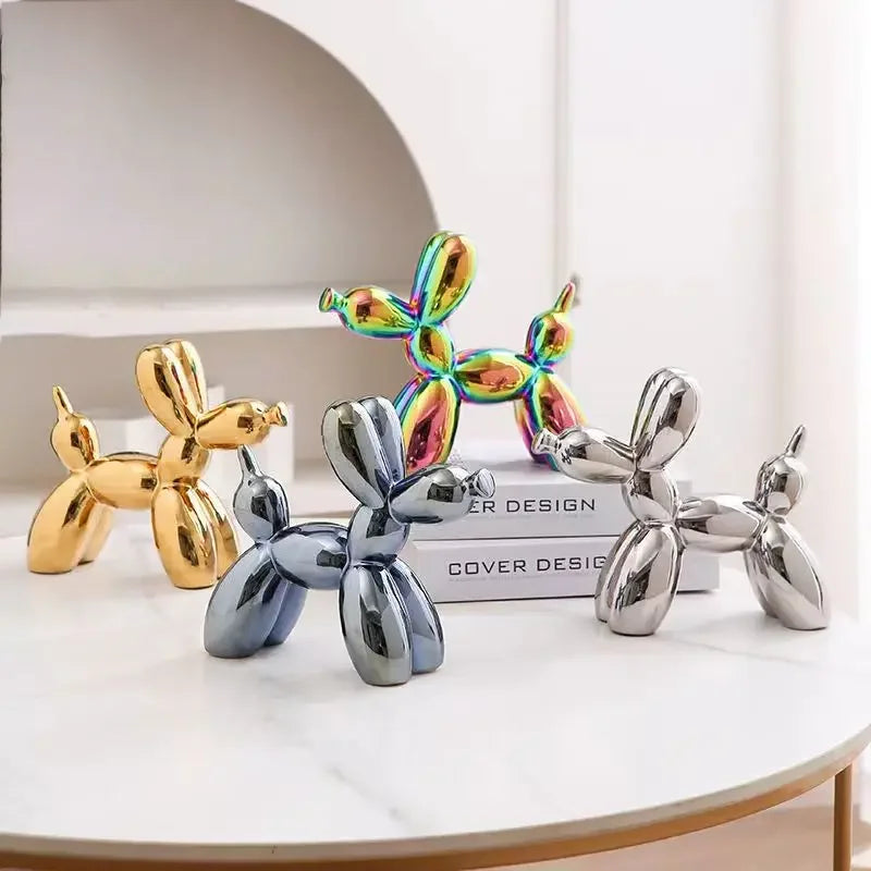 Escultura Abstrata "Balloon Dog"